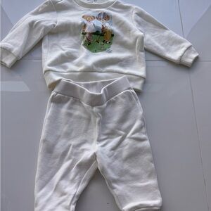 Polo by Ralph Lauren Cream Kids Matching Set
